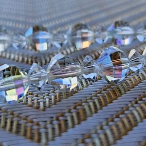 Vintage Laguna Aurora Borealis Crystal  Necklace